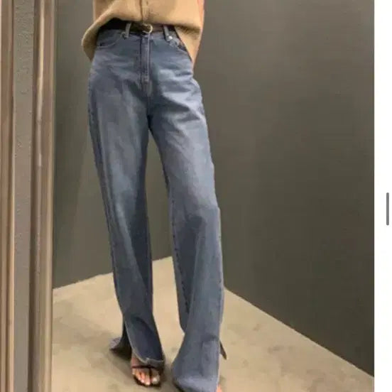 [BUNJANG] Objet Sest Slit Jeans / 오브제스트 슬릿 청바지