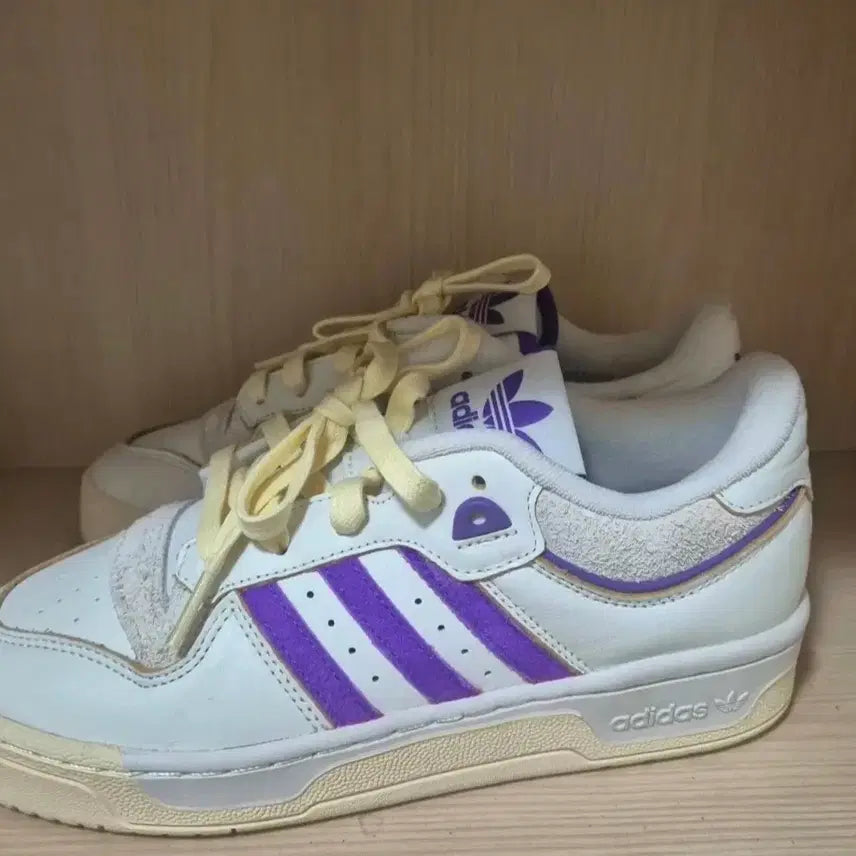 [BUNJANG] Adidas Rivalry Low '86 Wonder White/Purple 240mm / 아디다스 라이벌리 로우 240사이즈