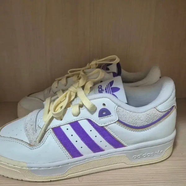 [BUNJANG] Adidas Rivalry Low '86 Wonder White/Purple 240mm / 아디다스 라이벌리 로우 240사이즈