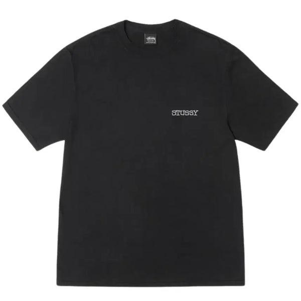 [BUNJANG] Stussy Pigment Dyed Jumbo T-Shirt Black / 스투시 피그먼트 반팔 티셔츠