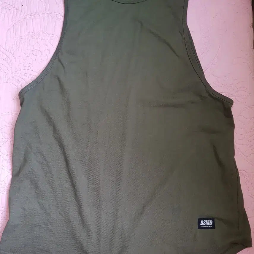 [BUNJANG] Beast Mode Khaki Sleeveless Top L / 비스트모드 카키 민소매 나시 L [100]