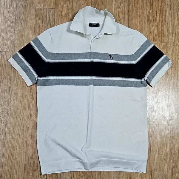 [BUNJANG] Hazzys Men's Short Sleeve Polo Shirt / 헤지스 남성 반팔 카라티 흰색/블랙/그레이