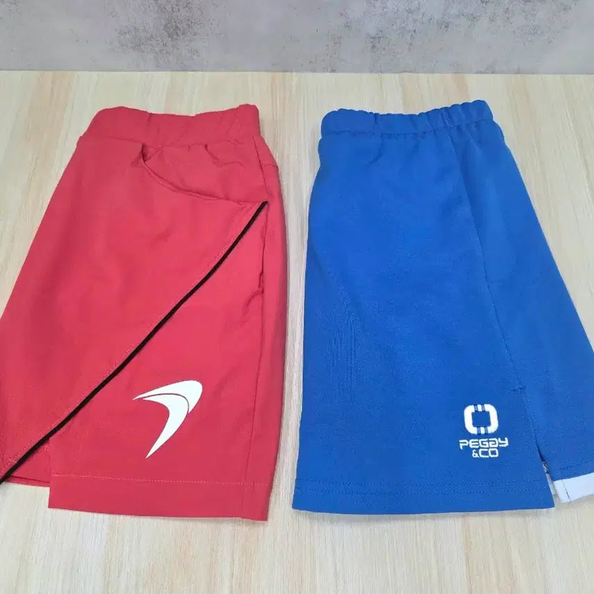 [BUNJANG] Flypower & PGNC Skorts Bundle - Red & Blue (Women's Size 75) / 2종 일괄가격.각개 가능)스커트 치마바지 배드민턴 테니스 탁구 피클볼