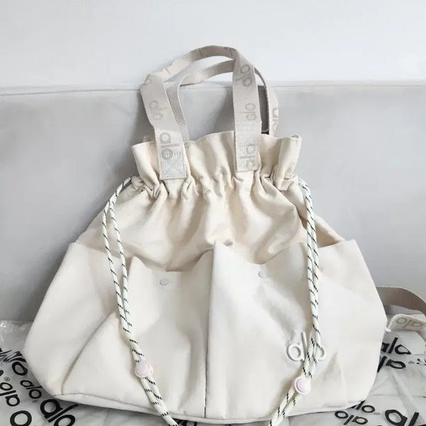 [BUNJANG] ALOO Two-Way Canvas Bucket Bag & Backpack / [미사용&새제품/반택무료] 알로 복조리 투웨이 캔버스 버킷백 및 백팩