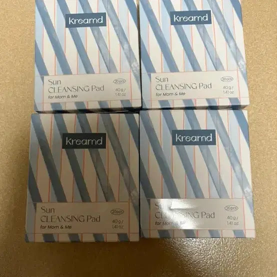 [BUNJANG] Cremed Sun Cleansing Pad 4 Pack / 크림드 선클렌징 패드 4개