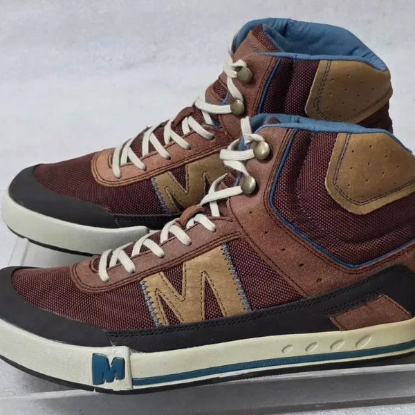 [BUNJANG] Merrell Rant Finn Mid Waterproof Trekking Sneakers (Men's, Brown) / 머렐 MERRELL 생활방수 트레킹화 스니커즈 남성용 270