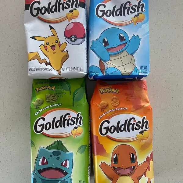 [BUNJANG] Pokemon x Goldfish Limited Edition Cheddar Cheese Crackers Set / [미국한정판] 포켓몬 x 골드피쉬 스낵