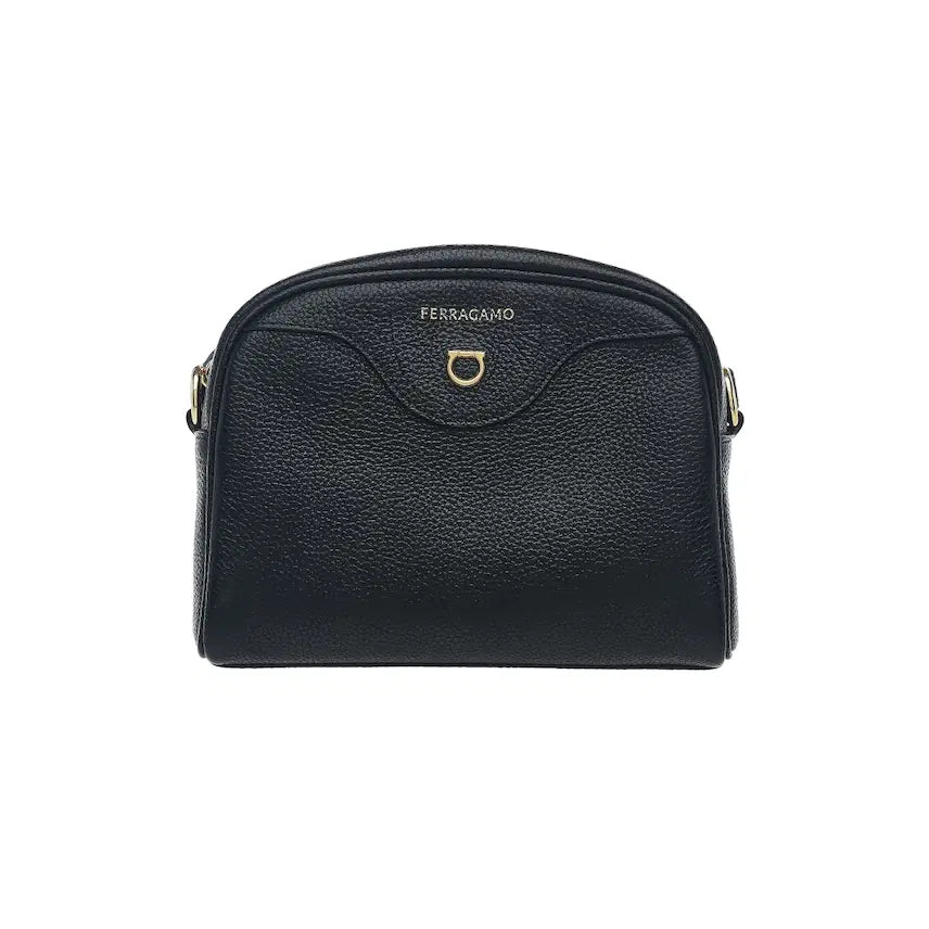 [BUNJANG] Salvatore Ferragamo Gancini Travel Camera Bag Black / 페라가모 간치니 트래블 카메라백