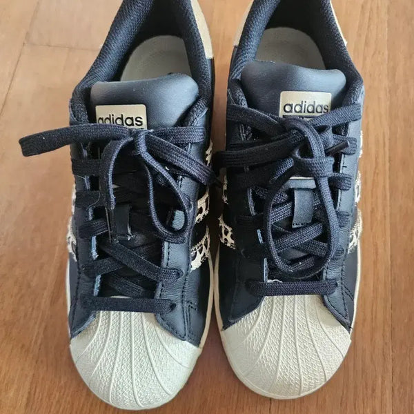 [BUNJANG] Adidas Superstar Leopard Black / (실착2회)아디다스 슈퍼스타 레오파드 블랙 230