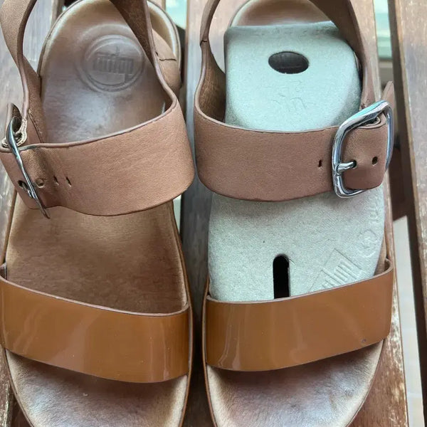 [BUNJANG] Fitflop Brown Sandals / 핏플랍 브라운 샌들