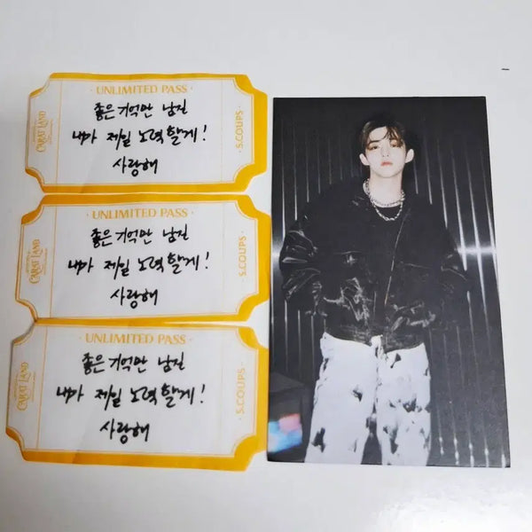 [BUNJANG] SEVENTEEN S.Coups Photocard & Confetti Set / 에스쿱스 포토카드+컨페티