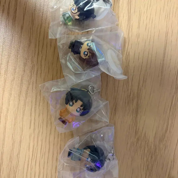 [BUNJANG] Detective Conan Figure Keyring Set (4 Types) / 명탐정 코난 피규어 키링 4종 세트