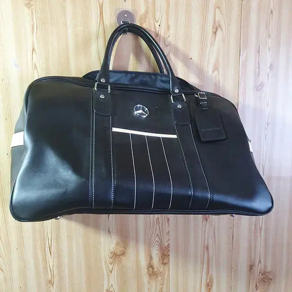 [BUNJANG] Mercedes-Benz Leather Duffel Bag / 메르세데스 벤츠 가방