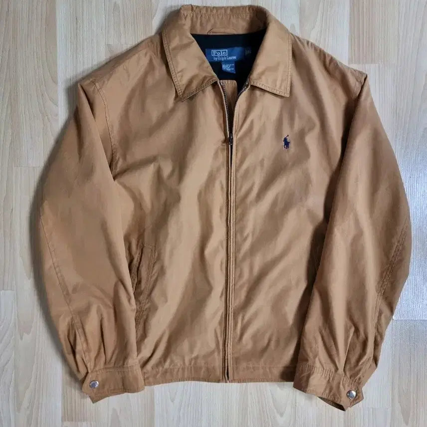 [BUNJANG] Ralph Lauren Vintage Blouson XL Beige / 랄브로렌 빈티지 블루종 XL
