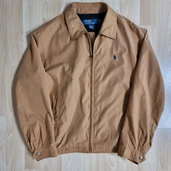 [BUNJANG] Ralph Lauren Vintage Blouson XL Beige / 랄브로렌 빈티지 블루종 XL