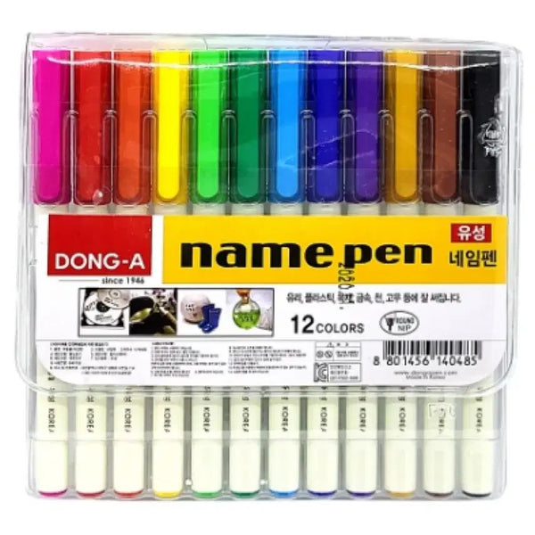 [BUNJANG] Donga Name Pen 12 Colors Set / 무배 새제품) 동아 네임펜 12색 1타