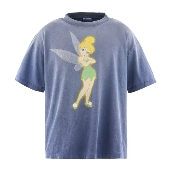 [BUNJANG] Saint Michael x Disney 26SS Tinkerbell Short Sleeve T-Shirt (L, XL) / *주말 특가*[L,XL] 세인트 미카엘 x 디즈니 26ss 팅커벨 반팔