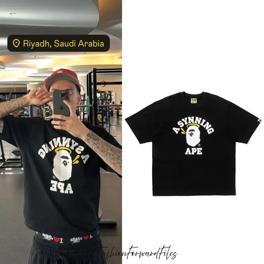[BUNJANG] BAPE Central Cee Spotify Collaboration T-Shirt XL / 베이프 Central cee 스포티파이 콜라보 티셔츠 XL 새상품