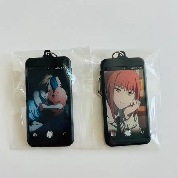 [BUNJANG] Chainsaw Man Ani-Craft Smartphone Acrylic Keychain - Makima, Pochita, Denji / 체인소맨 애니크래프트 스마트폰 아크릴 키체인 키링 마키마 포치타 덴지