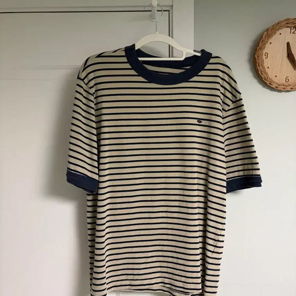 [BUNJANG] La Fille Store High Density Stripe T-Shirt / 라퍼지스토어 고밀도 스트라이프 티셔츠 L