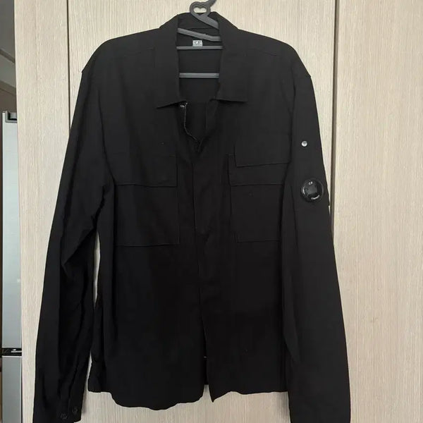 [BUNJANG] CP Company Black Lens Logo Wappen Shirt Size S / CP컴퍼니 블랙 셔츠 S사이즈