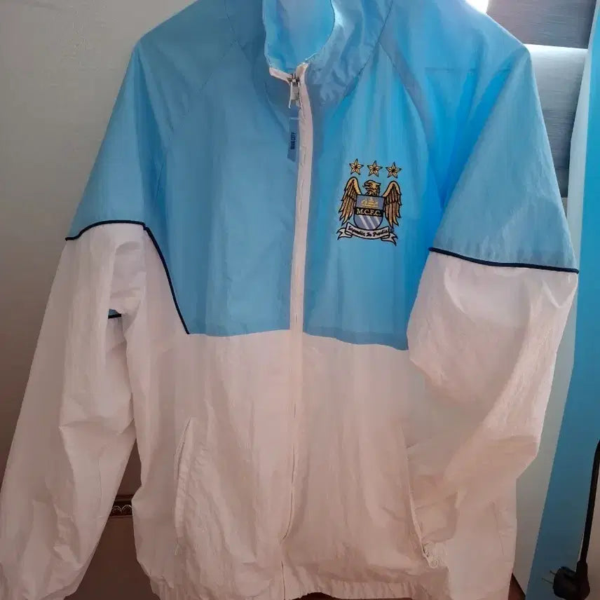 [BUNJANG] Manchester City Authentic Windbreaker / 정품 맨시티 바람막이