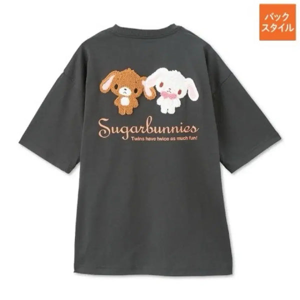 [BUNJANG] Sanrio Sugar Bunnies Embroidered T-Shirt M / 산리오 슈가바니즈 자수 티셔츠 M
