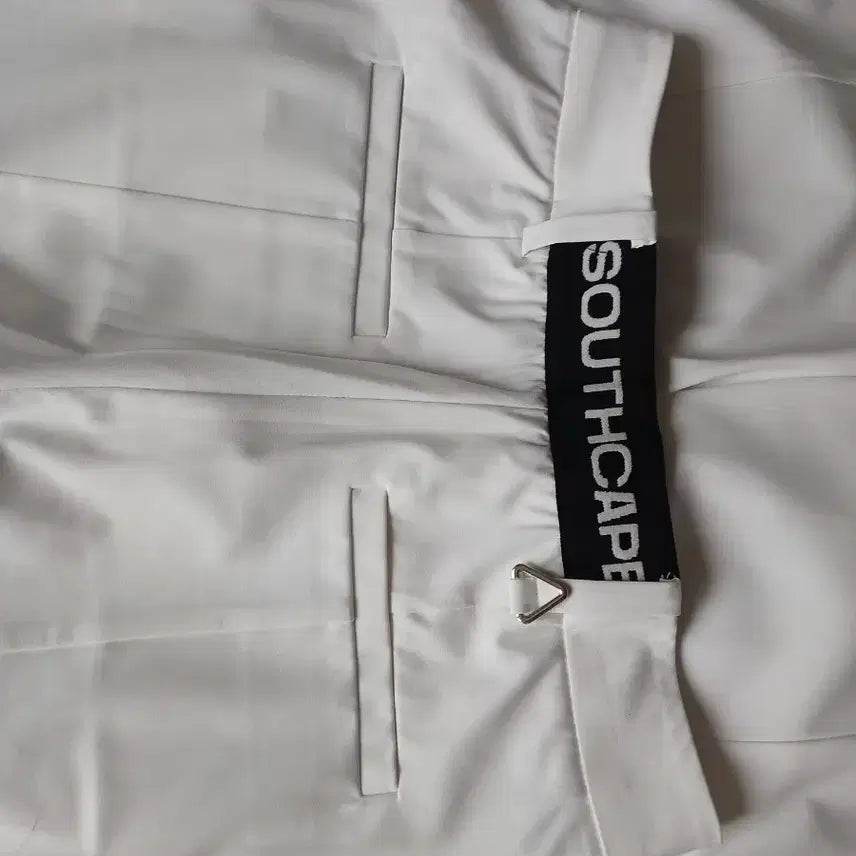 [BUNJANG] Southcape Golf Wide Pants White / 골프사케와이드바지