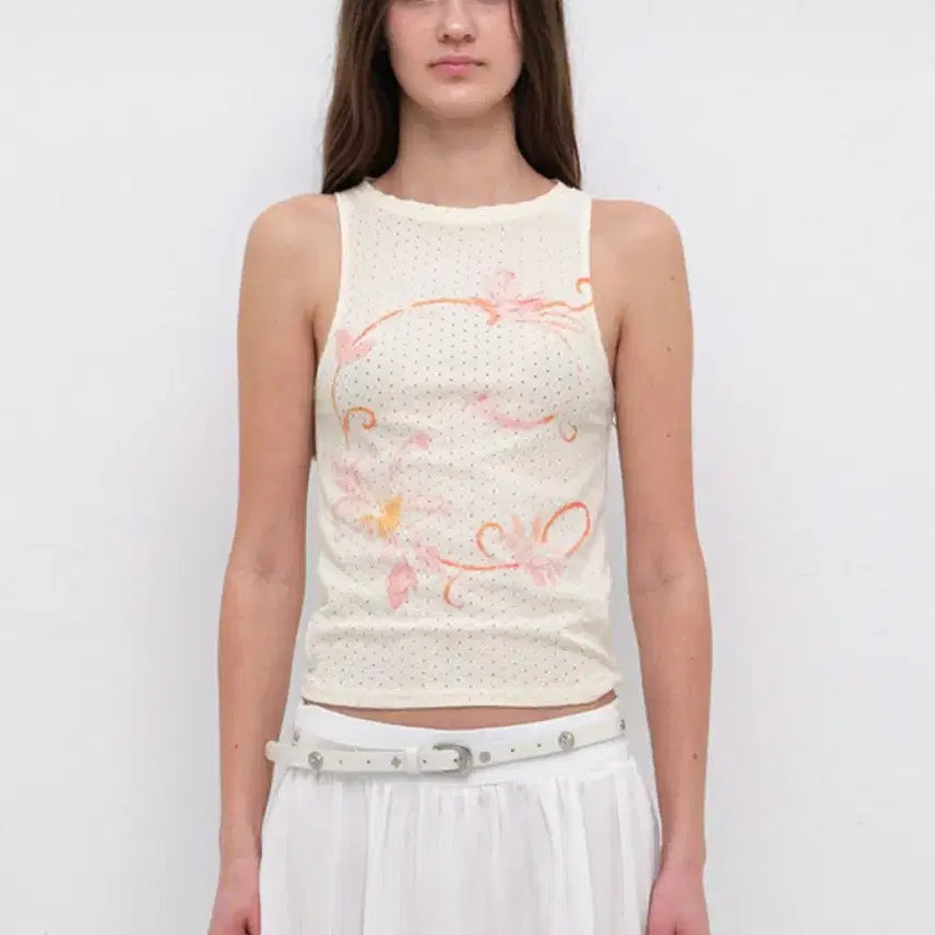 [BUNJANG] Cerric Morning Glory Sleeveless Top / 세릭 슬리브리스 cerric morning glory sleeveless