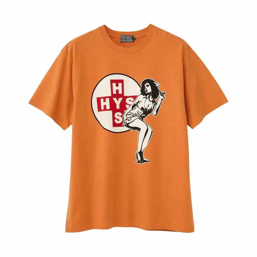 [BUNJANG] Hysteric Glamour Hysteric Nurse T-Shirt Orange / 히스테릭글래머 히스테릭 널스 티셔츠 오렌지