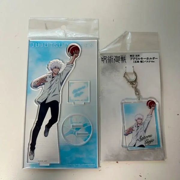 [BUNJANG] Jujutsu Kaisen Satoru Gojo Basketball Acrylic Stand & Keychain Set Jump Shop Exclusive / 주술회전 고죠 사토루 농구 아크릴 스탠드 ,키링 세트 점프샵