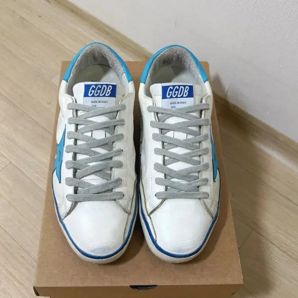 [BUNJANG] Golden Goose Superstar Sneakers Blue Tab / [39] 골든구스 슈퍼스타 블루탭 스니커즈