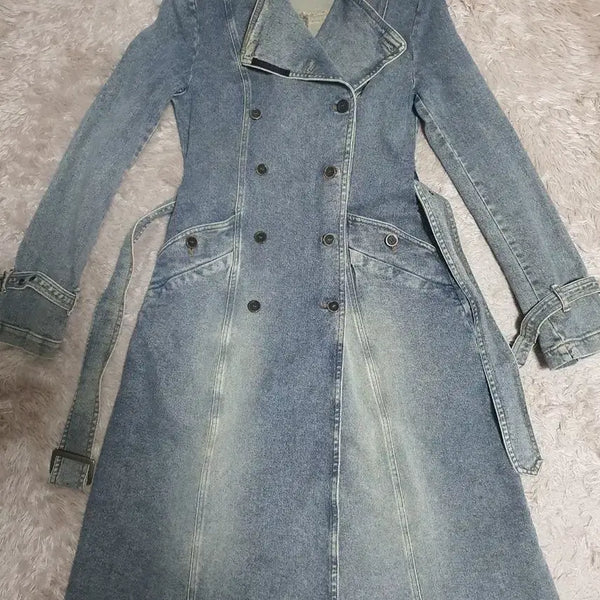 [BUNJANG] Vintage Denim Jacket Size 55 / 빈티지 원피스 청자켓 상태 굿 사이즈 55