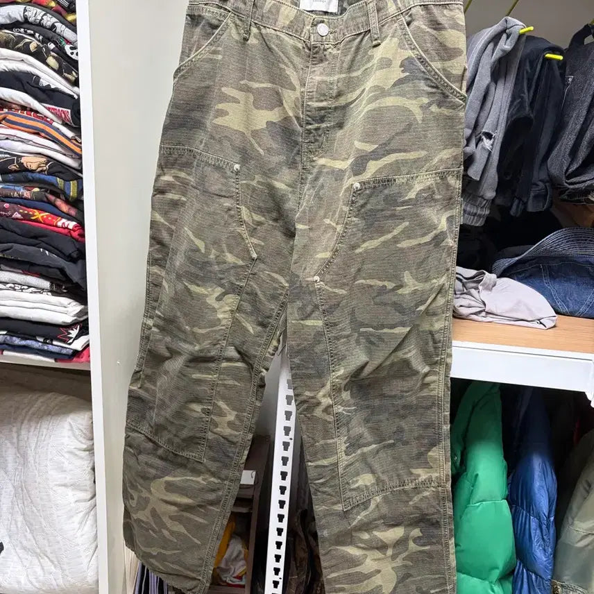 [BUNJANG] Envelope Camo Double Knee Pants Size 3 / 엔벨로프 카모 더블니 3사이즈 팝니다