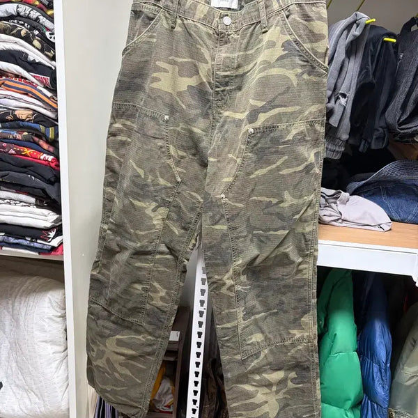 [BUNJANG] Envelope Camo Double Knee Pants Size 3 / 엔벨로프 카모 더블니 3사이즈 팝니다