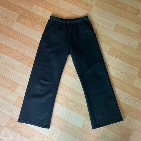 [BUNJANG] Fleece Lined Banded Cotton Pants / 가을 겨울 하의 기모 바지 밴딩 밴드 면