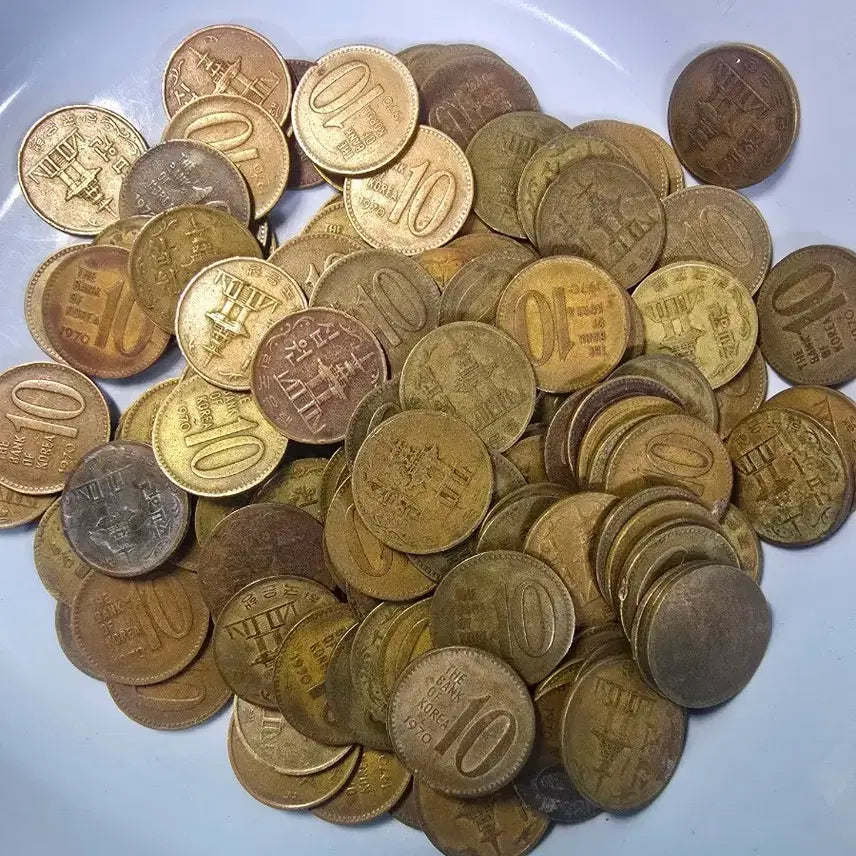 [BUNJANG] 1970 10 Won Coin Bundle (150 pcs) / 1970년 10원 주화 묶음 150개