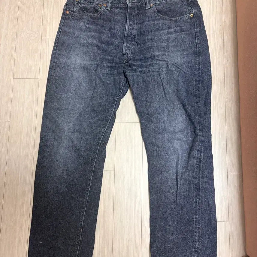 [BUNJANG] WAREHOUSE&CO. 1101 Used Wash Black 32 Length Jeans / 웨어하우스 WAREHOUSE&CO. 1101 블랙 기장 32인치