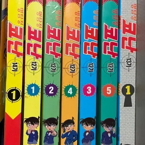[BUNJANG] Detective Conan (TV Animation Manga Version) Volumes 12 (1-5), 13 (1), 14 (1) Bundle / 명탐정 코난 (만화로 보는 TV 애니메이션)