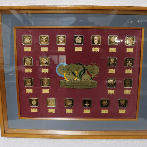 [BUNJANG] 1988 Seoul Olympics Host Nation Gold Plated Emblem Set / 1988년 서울올림픽 개최국 금도금 휘장세트