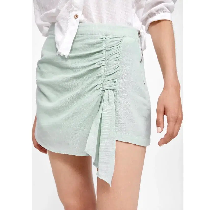 [BUNJANG] Zara Linen Shorts (Mint, Size S) / 자라 린넨 쇼츠 s