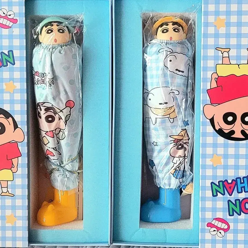 [BUNJANG] Crayon Shin-chan 3-Section Folding Umbrella/Parasol (New, Unsealed) / 짱구는 못말려 짱구 캐릭터 3단접이식 양산/우산2종(미개봉새상품)