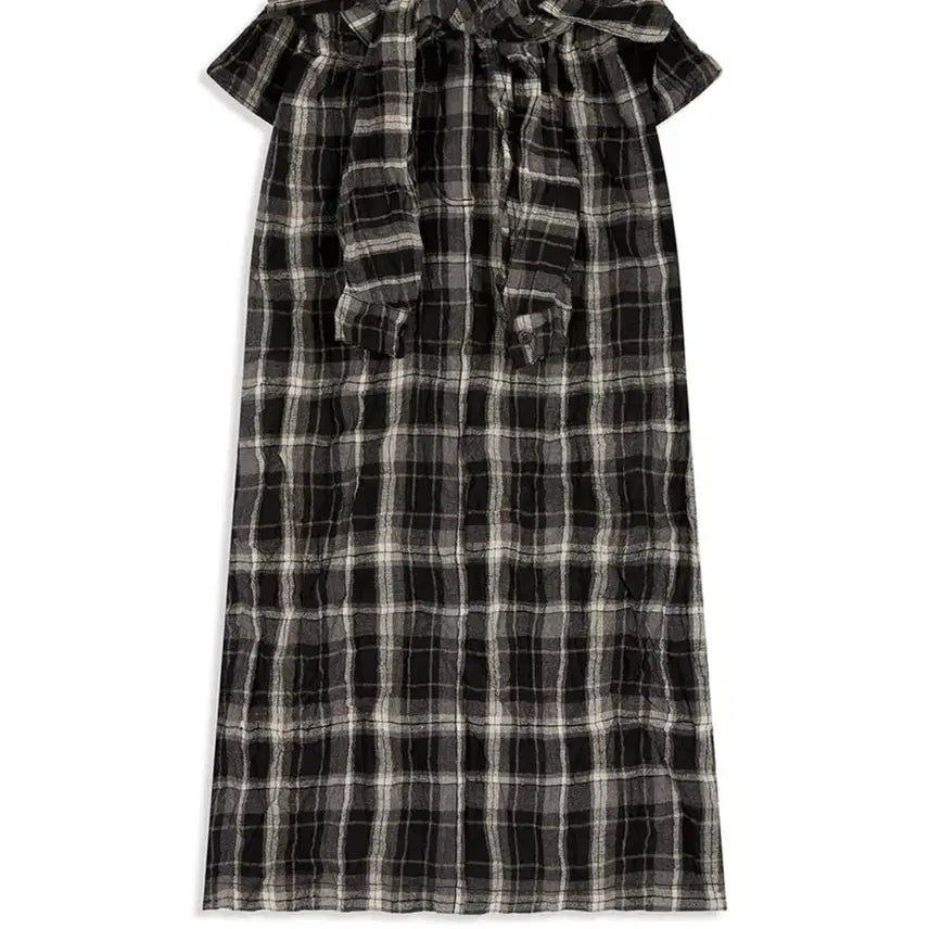 [BUNJANG] Openyy Crinkle Shirt Maxi Skirt / [L]오픈와이와이 셔츠 맥시스커트
