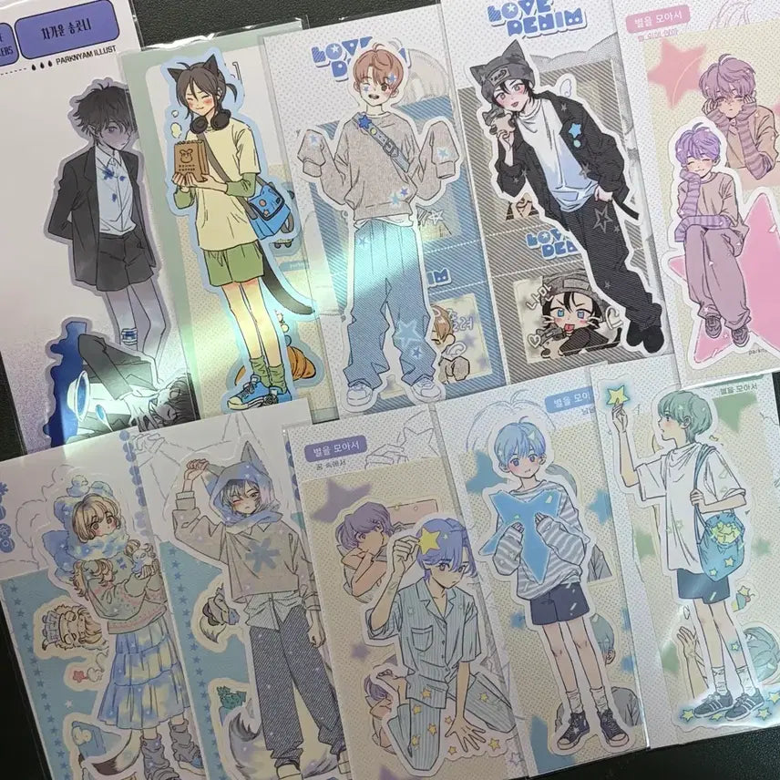 [BUNJANG] Parknyam Sticker Set with Sticker Book / 박냠 스티커 스티커북 일괄 판매