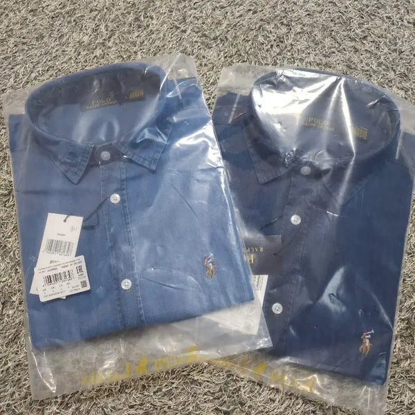 [BUNJANG] Polo Ralph Lauren Short Sleeve Denim Shirt / 폴로 랄프로렌 데님셔츠