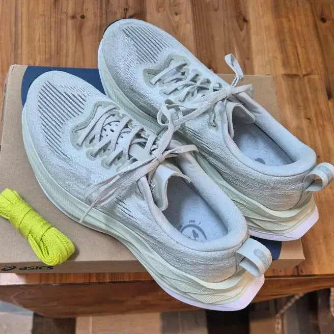 [BUNJANG] Asics Superblast 2 Lake Grey/White Sage Running Shoes / 아식스 슈퍼블라스트2 LAKE GREY/WHITE SAGE 250사이즈