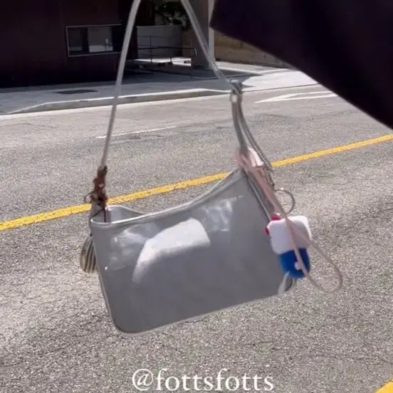 [BUNJANG] Fottsfotts Ribonbit Mesh Bag / 새상품* 리본빛 포츠포츠 fottsfotts 메쉬백 가방