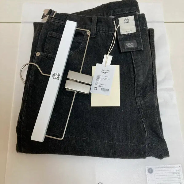 [BUNJANG] Polerushima Goshima Carpenter Denim Mud Charcoal / [4/교환O]폴리테루 고시마 카펜터 데님 머드 차콜