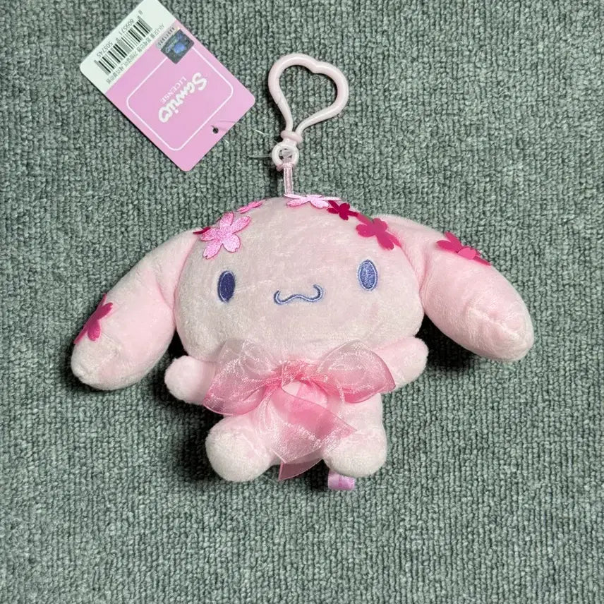 [BUNJANG] Sanrio Cinnamoroll Cherry Blossom Keychain New / 산리오 시나모롤 체리블라썸 키링 미사용 새 상품