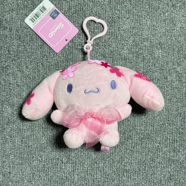 [BUNJANG] Sanrio Cinnamoroll Cherry Blossom Keychain New / 산리오 시나모롤 체리블라썸 키링 미사용 새 상품